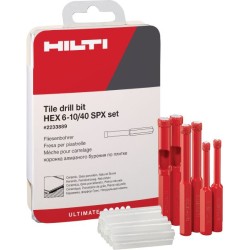 Broca para azulejos HEX 6-10/40 SPX jueg
