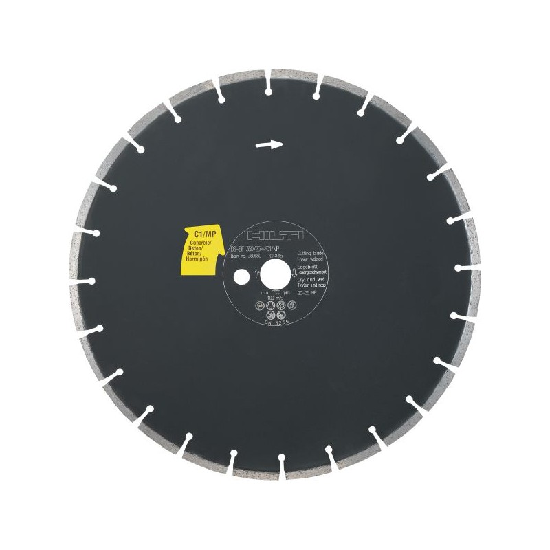 Disco para sierras de suelo C1/MP (concreto)