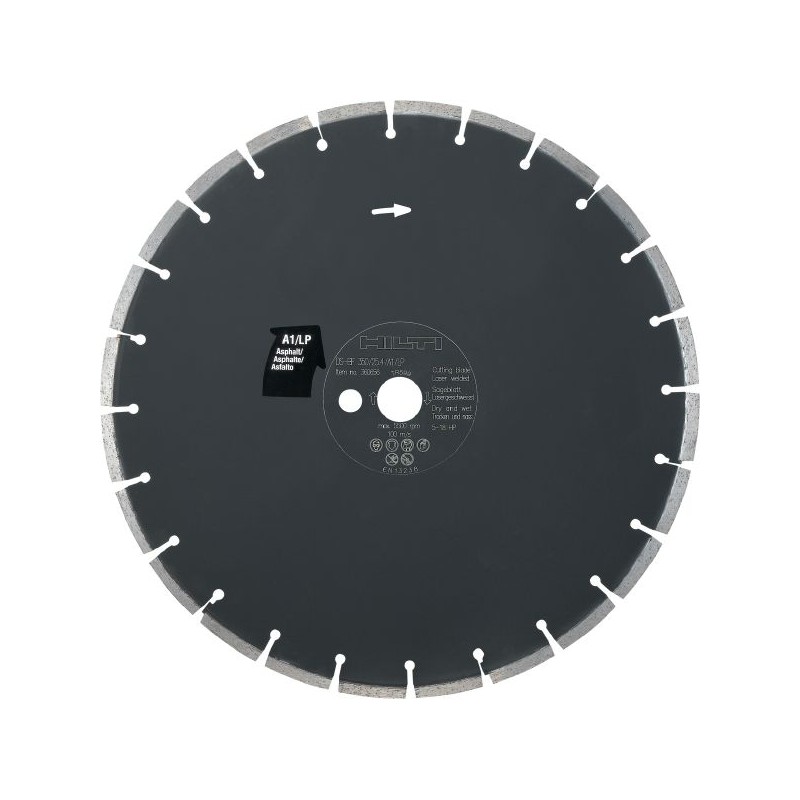 Disco para sierras de suelo A1/LP (asfalto)