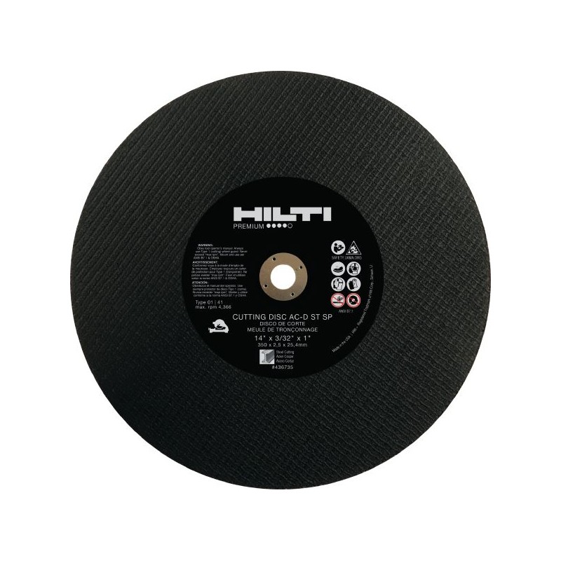Disco de corte de acero AC-D ST