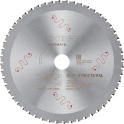Disco de sierra circular X-Cut de acero y acero estructural