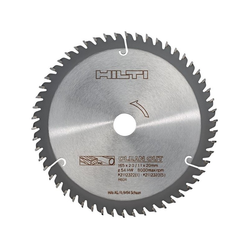 Disco de sierra circular de acabado fino de madera