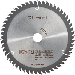 Disco de sierra circular de acabado fino de madera