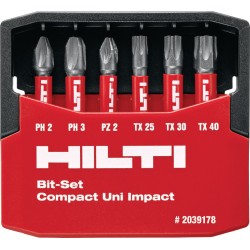 Juego de puntas de atornilladora de impacto de diamante S-BS (IMP)